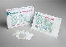 3M® Tegaderm™ IV Advanced Securement Dressing; 3.5" x 4.5" (8.5 cm x 11.5 cm) — Box of 50