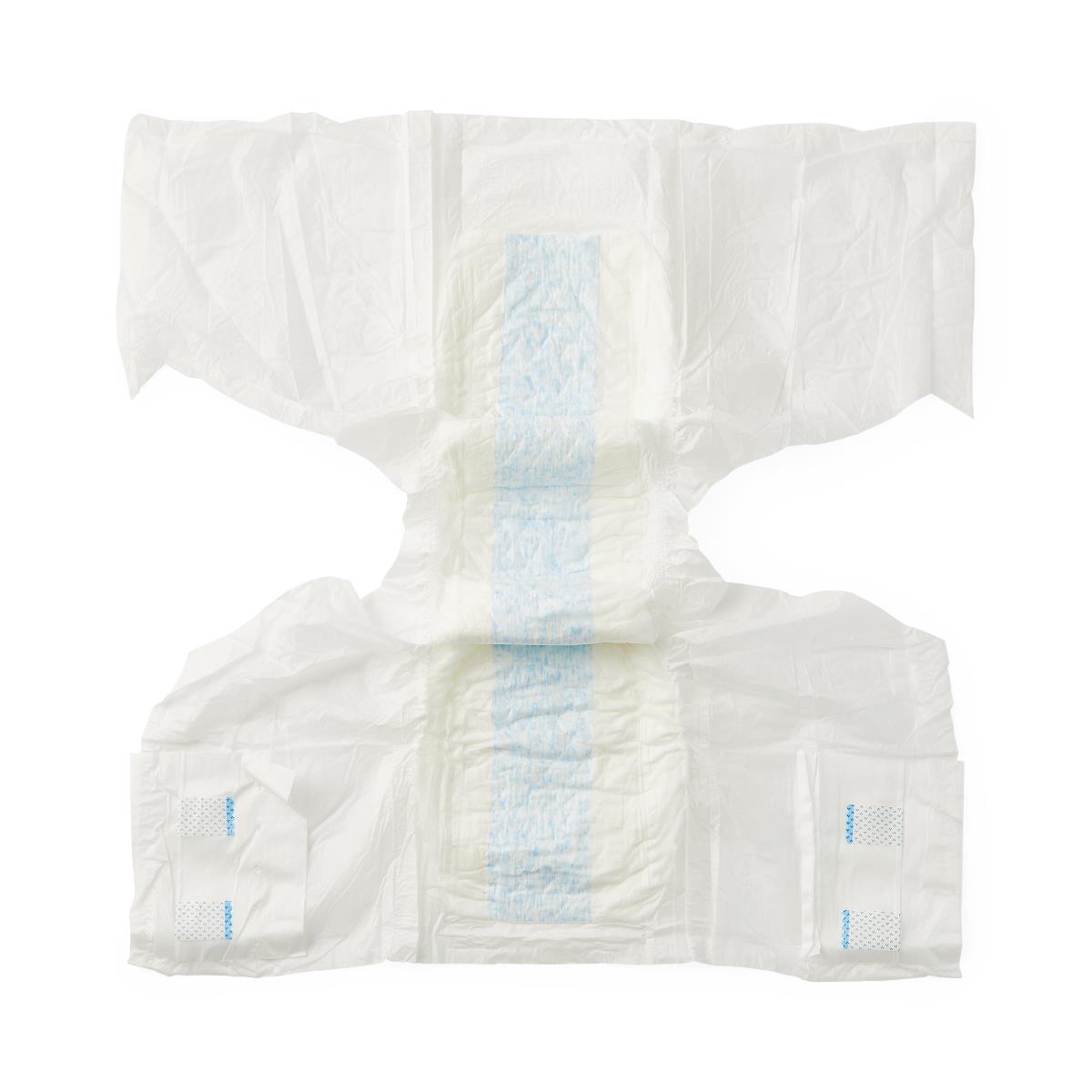 FitRight® Incontinence Briefs; 4X Large, 65"-94" (165 cm-230 cm), White, Bariatric — Case of 32