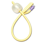 3-Way Silicone-Elastomer-Coated Latex Foley Catheter, 30 cc (mL); 22 Fr — Case of 12