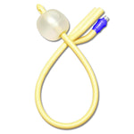 3-Way Silicone-Elastomer-Coated Latex Foley Catheter, 30 cc (mL); 24 Fr — Case of 12