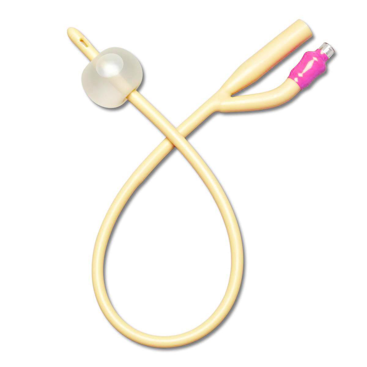 Silicone-Elastomer-Coated Latex Foley Catheter; 26 Fr, 30 cc — Case of 12