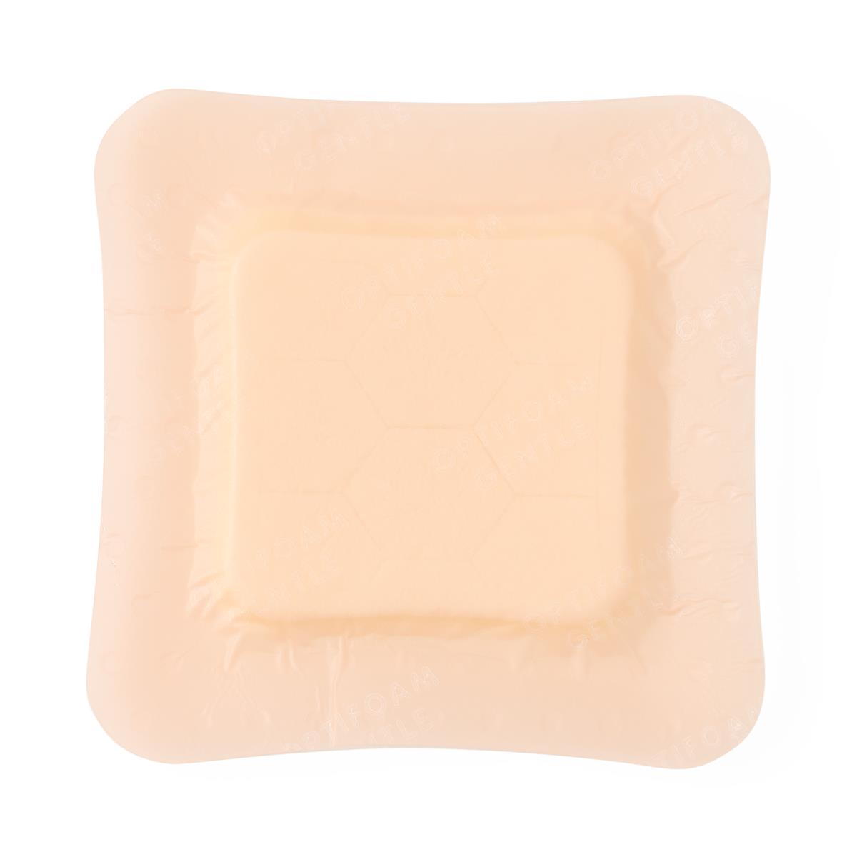 Optifoam Gentle Flex Silicone-Faced Foam Dressing with Border; 3" x 3" (7.5 cm x 7.5 cm) — Box of 10