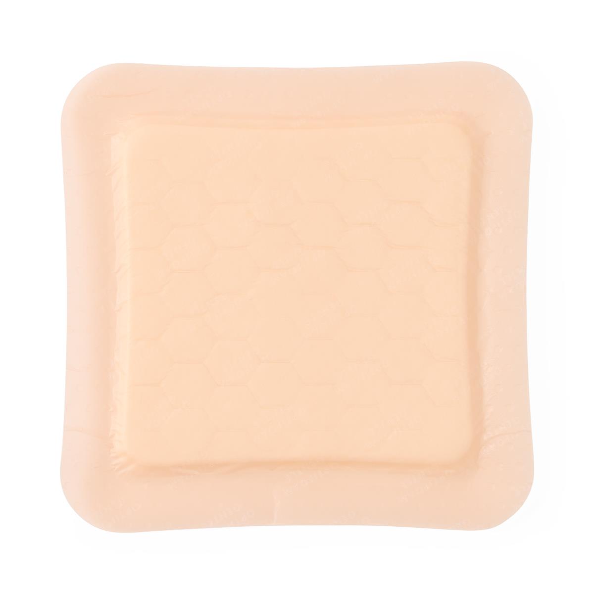 Optifoam Gentle Flex Silicone-Faced Foam Dressing with Border; 6" x 6" (15 cm x 15 cm) — Box of 10
