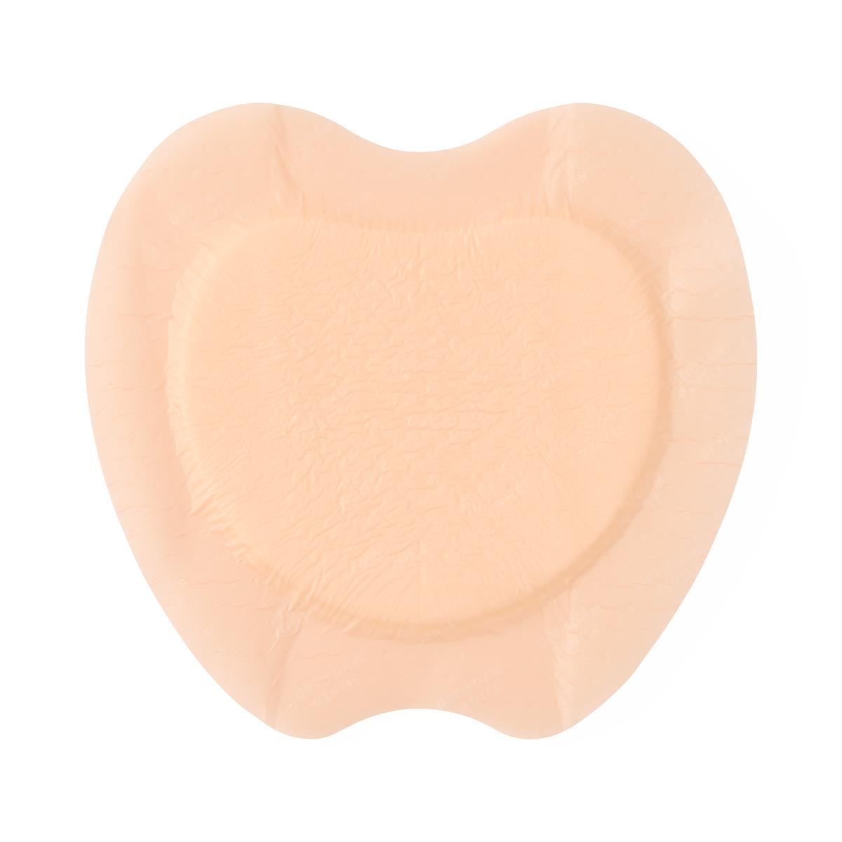 Optifoam Gentle Flex Silicone-Faced Foam Sacrum Dressing with Border; 7" x 7" (17.5 cm x 17.5 cm) — Box of 5