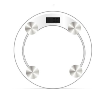 Step-On Digital Bathroom Scale 395lbs 1Ct