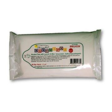 DawnMist Baby Wet Wipes Fragrance Free 40/Pack 24Ct