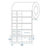 Intermec Direct Thermal Label Rolls 1.188in x 4.128in 6Ct