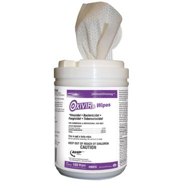 Oxivir Tb Disinfectant Wipes 6in x 7in 160/Canister 12Ct