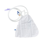 Urinary Drain Bag; Anti-Reflux Valve and Metal-Free Slide-Tap Drainage Port, 2,000 mL