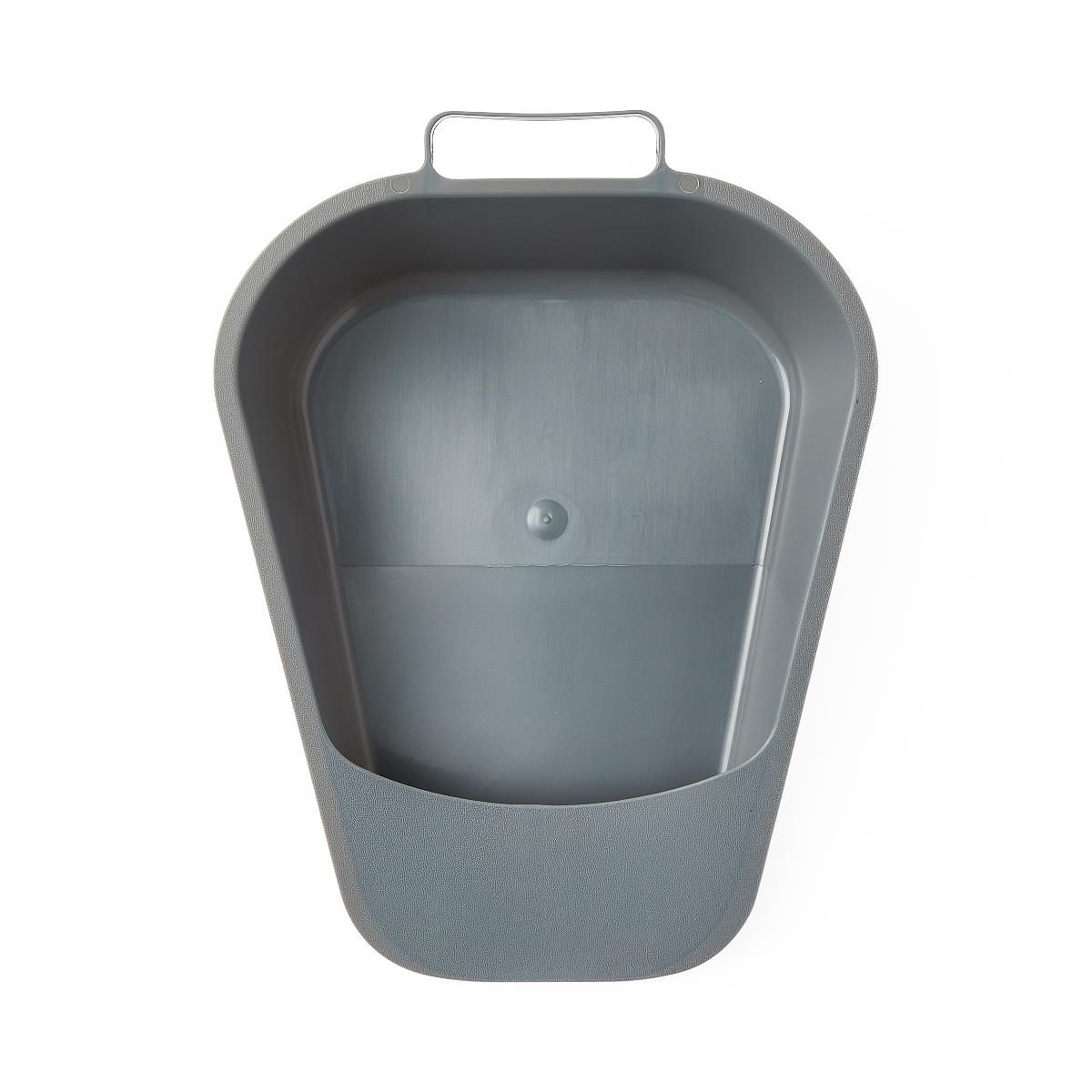 Single-Use Fracture Plastic Bedpan; Graphite