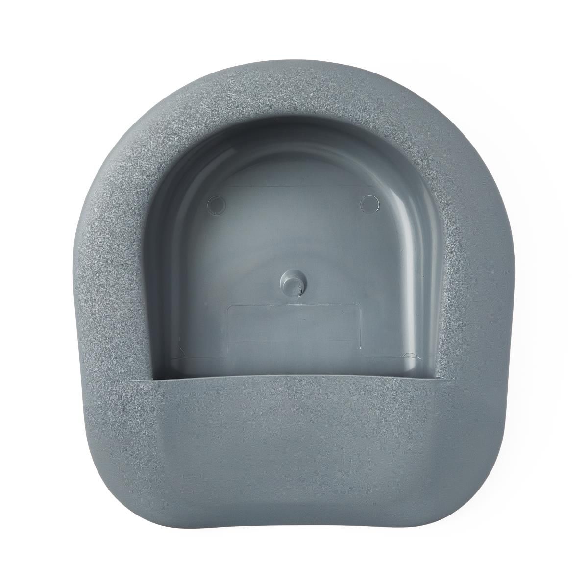 Single-Use Fracture Plastic Bariatric Bedpan; Graphite