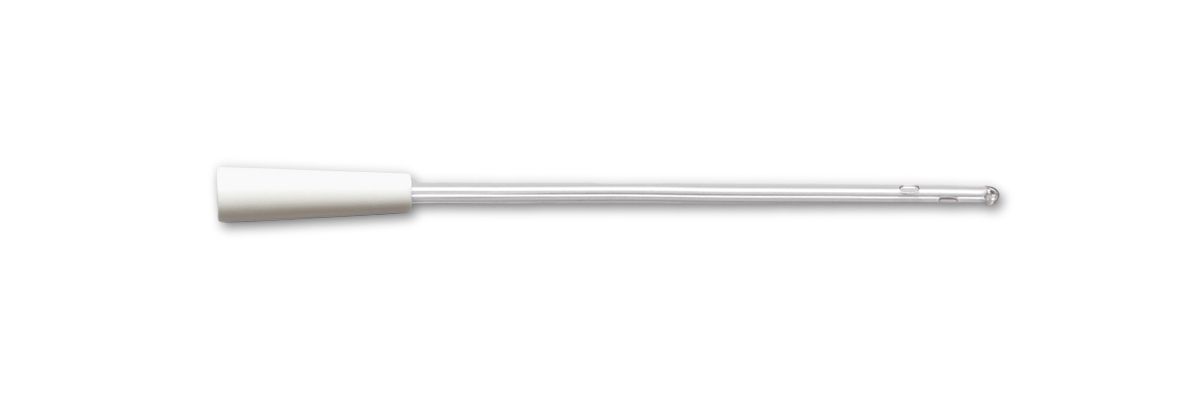 Clear Vinyl Intermittent Catheter, 6" Female, 12 Fr