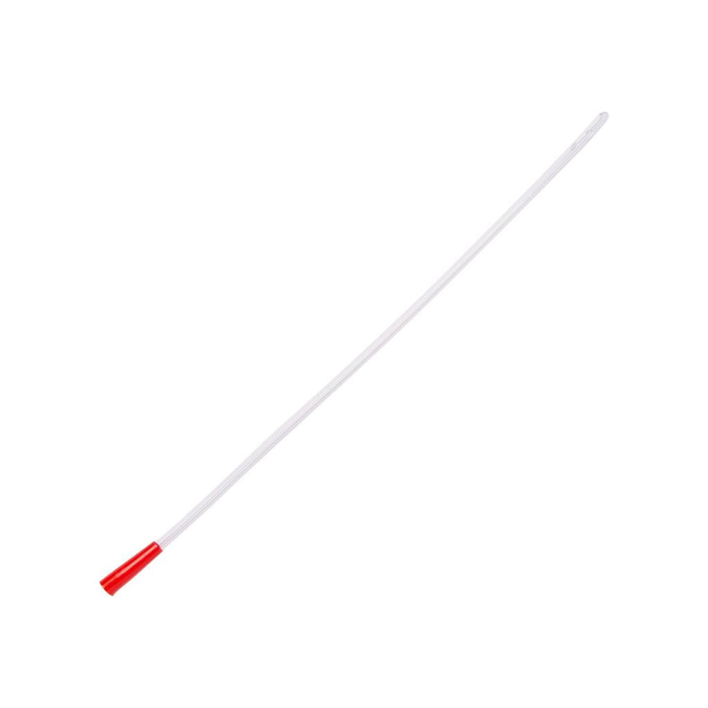 Clear Vinyl Intermittent Catheter, 16" Male, 18 Fr