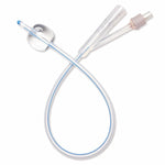 Two-Way 100% Silicone Foley Catheter, With 10 cc Balloon, 12 Fr