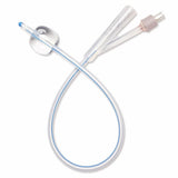 Two-Way 100% Silicone Foley Catheter, With 10 cc Balloon, 12 Fr