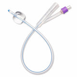 Two-Way 100% Silicone Foley Catheter, With 10 cc Balloon, 22 Fr