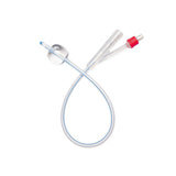 Two-Way 100% Silicone Foley Catheter, With 30 cc Balloon, 18 Fr