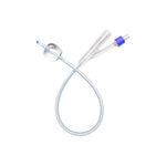 Two-Way 100% Silicone Foley Catheter, With 30 cc Balloon, 24 Fr