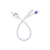 Two-Way 100% Silicone Foley Catheter, With 30 cc Balloon, 24 Fr