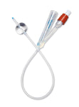 Pediatric 100% Silicone Foley Catheter; 6 Fr, 1.5 mL size, 3 mL Max Inflation