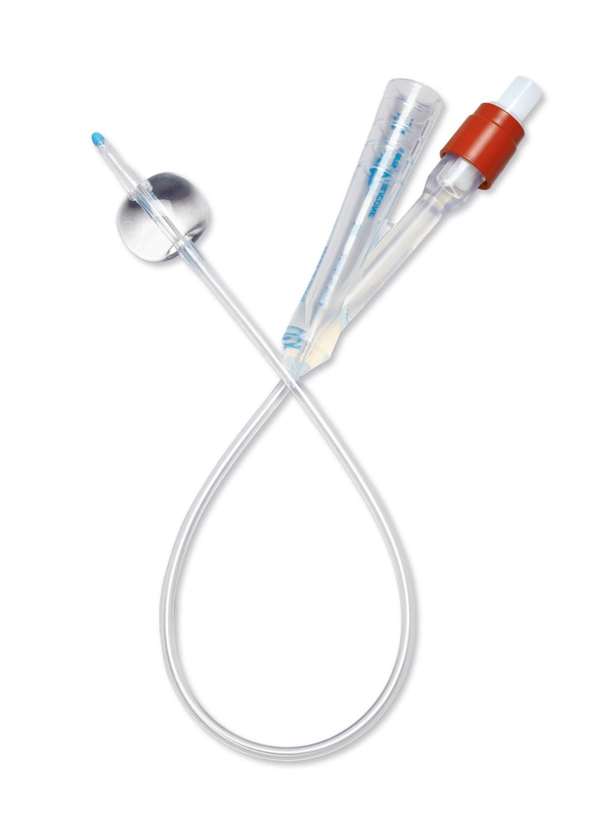 Pediatric 100% Silicone Foley Catheter; 6 Fr, 1.5 mL size, 3 mL Max Inflation