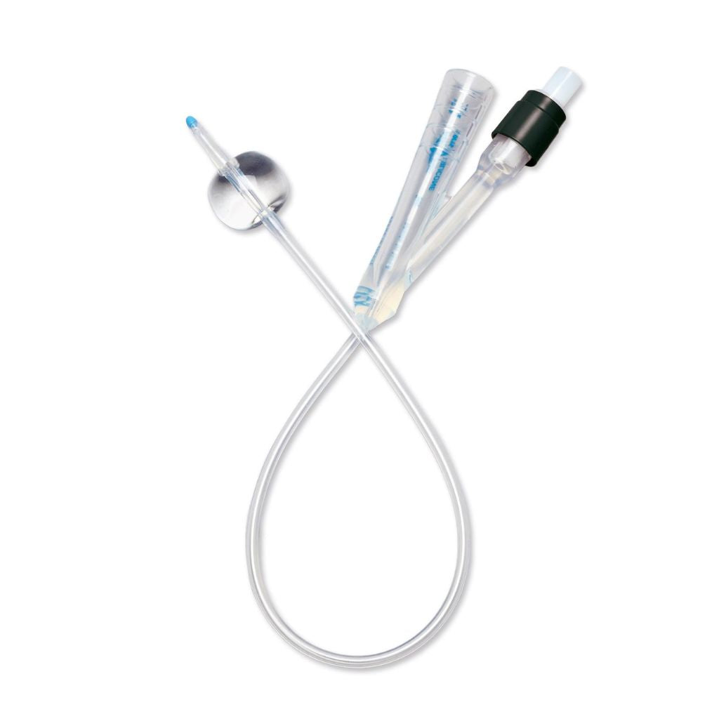 Pediatric 100% Silicone Foley Catheter; 10 Fr, 3 mL size, 5 mL Max Inflation
