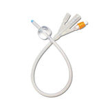 Three-Way 100% Silicone Foley Catheter, 16 Fr, 30 cc