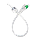 SelectSilicone 2-Way 100% Silicone Foley Catheter with Coude Tip, 10 cc(mL); 14 Fr