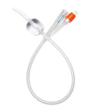 SelectSilicone 2-Way 100% Silicone Foley Catheter with Coude Tip, 10 cc(mL); 16 Fr