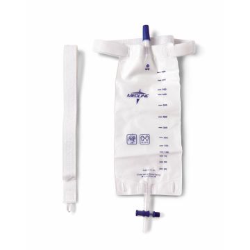 Elastic Leg Bag Strap with Hook-and-Loop Fastener 1Pr