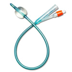 SilverTouch 100% Silicone Foley Catheter, 16 Fr, 30 cc