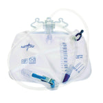Urinary Drain Bag; Anti-Reflux Tower and Metal Clamp Drainage Port, 2,000 mL