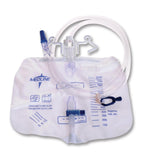 Urinary Drain Bag; Anti-Reflux Tower and Metal-Free Slide-Tap Drainage Port, 2,000 mL