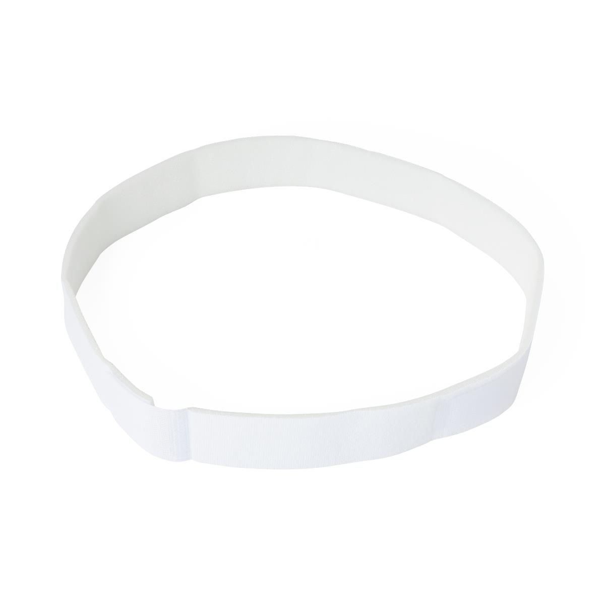 Foam Strap with Hook-and-Loop Closure for Urine Leg Bag; 1.5" x 29" (3.8 cm x 74 cm), White