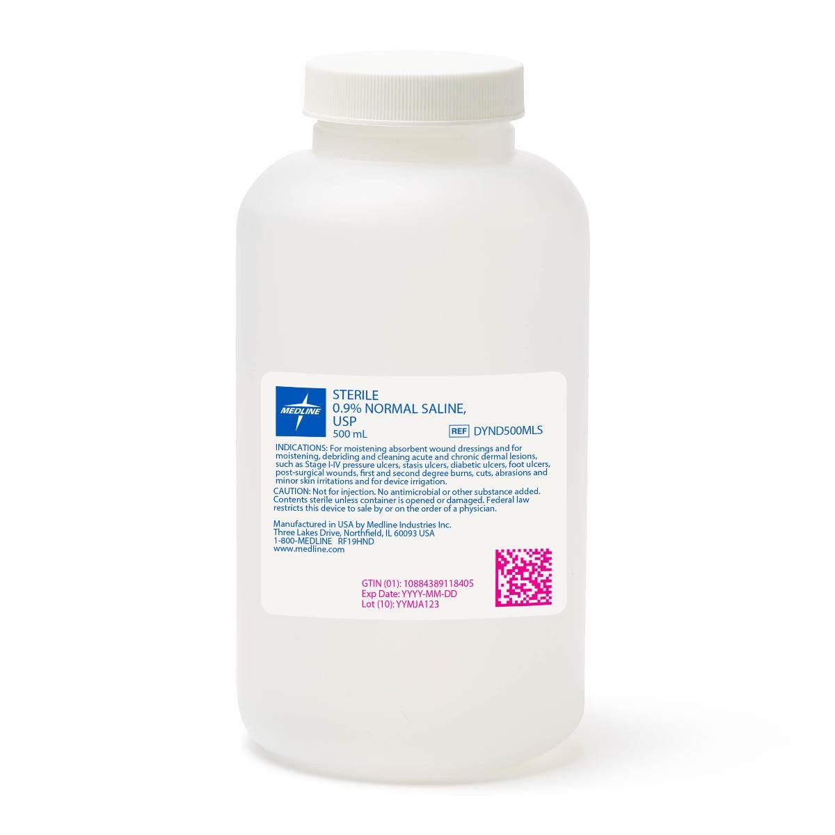 Normal Saline 0.9% Sodium Chloride for Irrigation, 500 ml