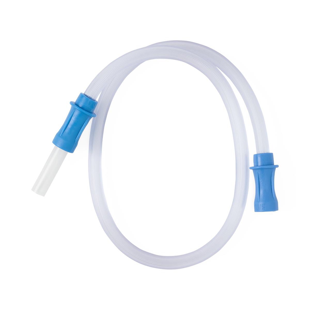 Sterile Universal Suction Tubing with Scalloped Connectors; 3/16'' x 20'' (4.76 mm x 51 cm)