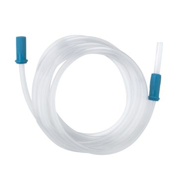 Non-Conductive Suction Tubing Scallop Connectors 0.188in x 6ft 1Ct
