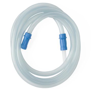 Non-Conductive Suction Tubing Scallop Connectors 0.25in x 6ft 1Ct
