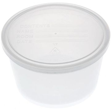 Denture Container Clear 25Ct