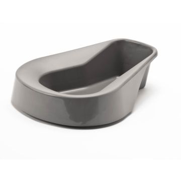 Pontoon Stackable Bedpan Graphite Max 350lbs 1Ct