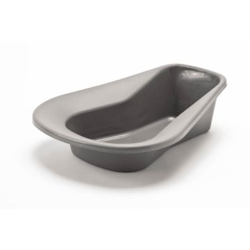 Stack-A-Pan Stackable Bedpan 40oz Graphite Max 250lbs 50Ct