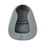 Single-Use Plastic Contour Bedpan; Graphite