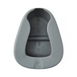 Single-Use Plastic Contour Bedpan; Graphite