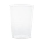 Flexible Plastic Intake Tumbler with Molded-in Graduations 9oz Translucent 500Ct