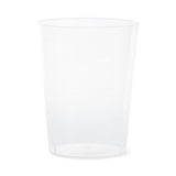 Flexible Plastic Intake Tumbler with Molded-in Graduations 9oz Translucent 500Ct