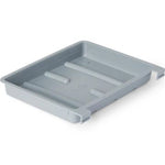 Plastic Soap Dish with Ridges 3.75in Graphite 1Ct