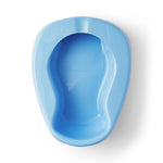 Autoclavable Plastic Pontoon Bedpan; Blue
