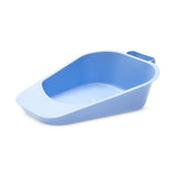 Autoclavable Plastic Adult Fracture Bedpan; Blue