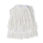 Disposable Mop Head with Fantail Rayon 17in White 12Ct