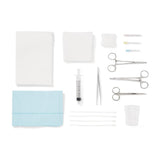 Novaplus Laceration Tray with Floor-Grade Instruments, Lidded